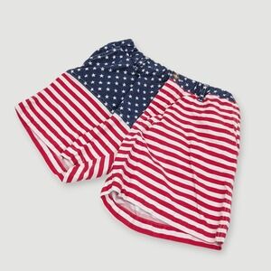 Chubbies The Mericas Everywear Shorts Mens Medium 5" Inseam USA American Flag